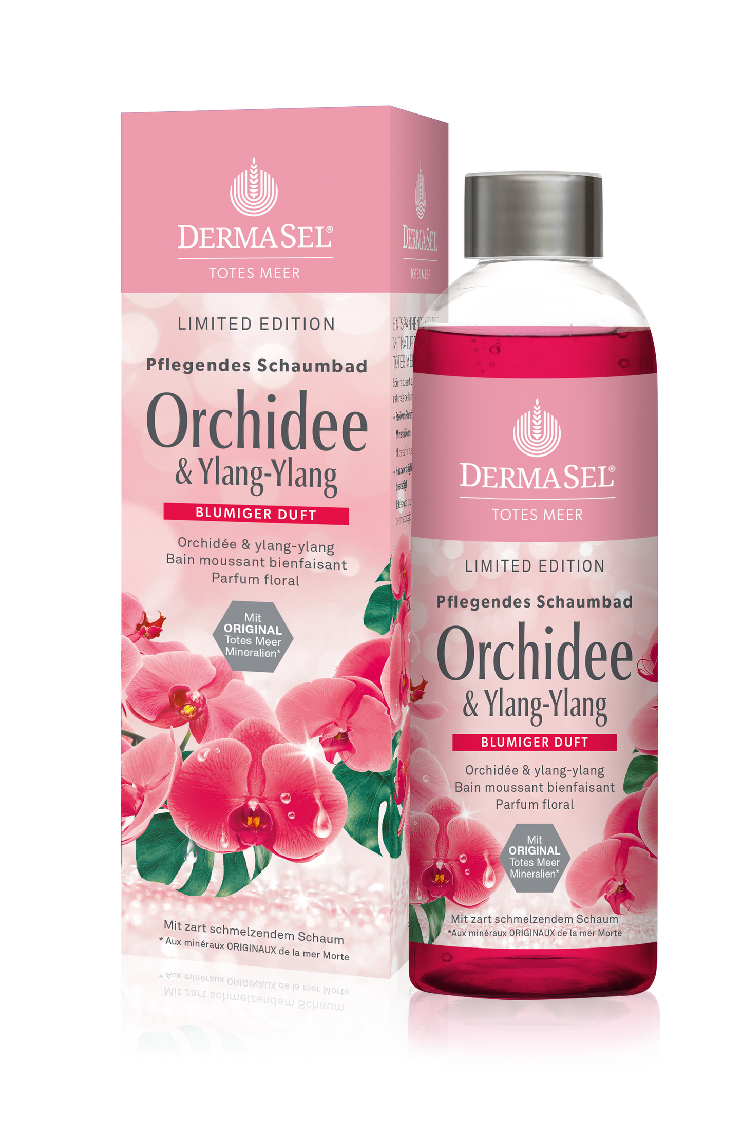 DermaSel Care Bubble Bath Orchid &amp; Ylang-Ylang, 250 ml