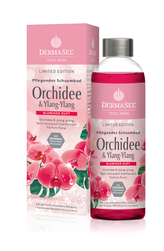 DermaSel Care Bubble Bath Orchid &amp; Ylang-Ylang, 250 ml