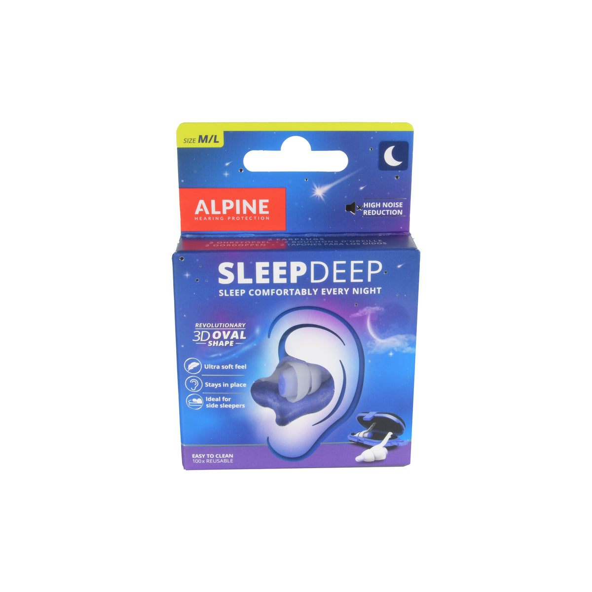 Alpine SleepDeep Ohrstöpsel, 2 St