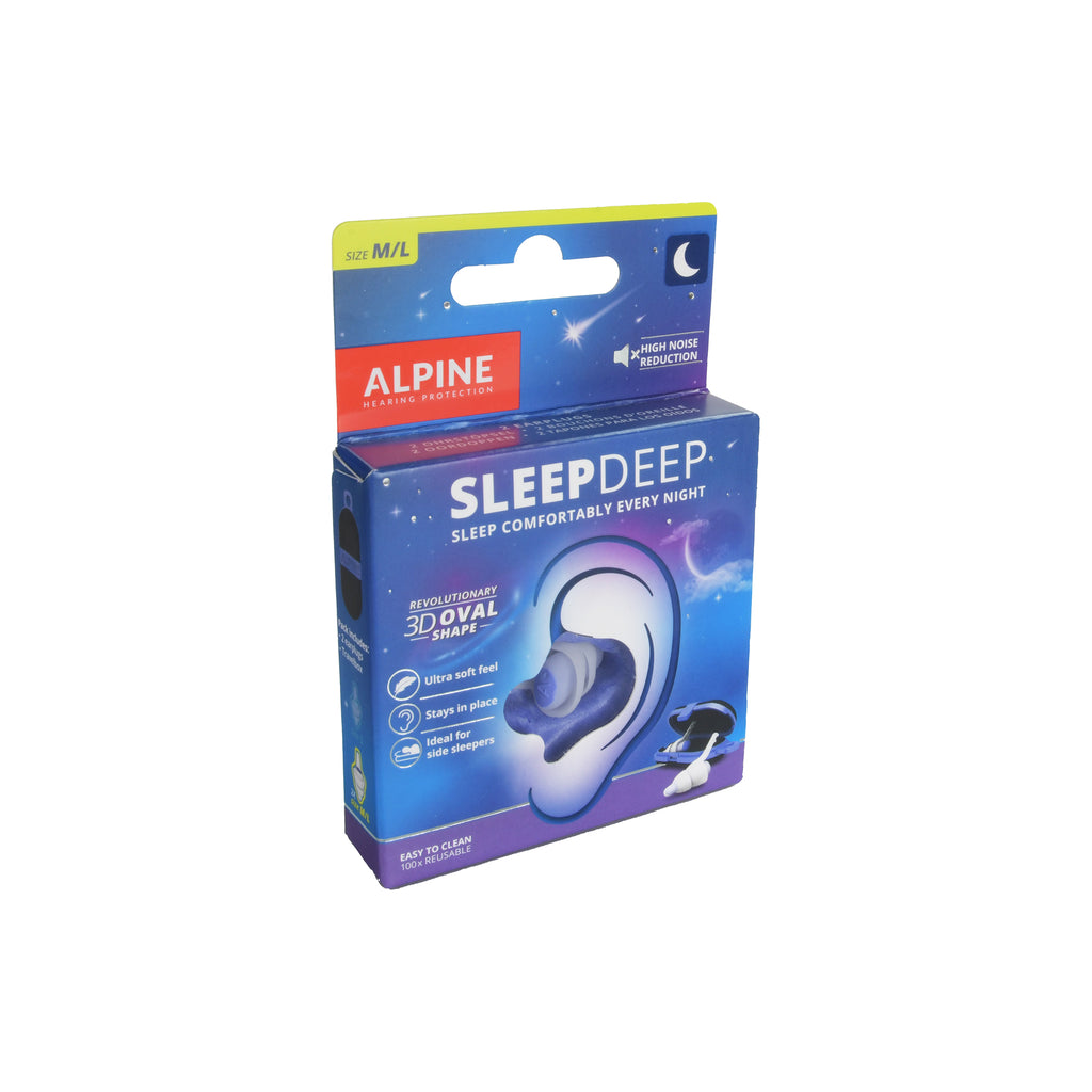 Alpine SleepDeep earplugs, 2 pieces