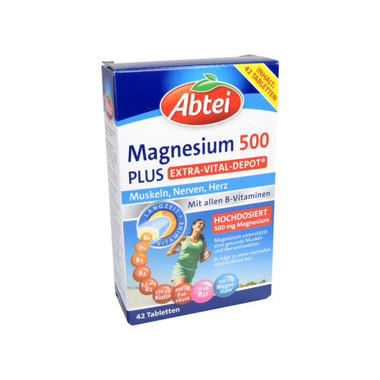 Abtei Magnesium 500 Plus Vital Depot Tabletten, 42 St