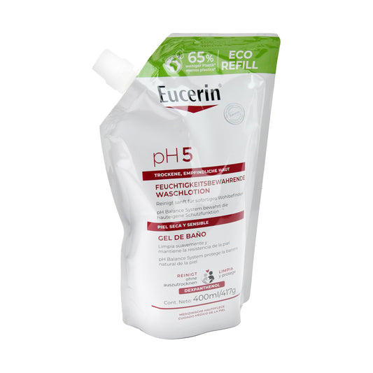 Eucerin pH5 Waschlotion Nachfüllbeutel, 400 ml
