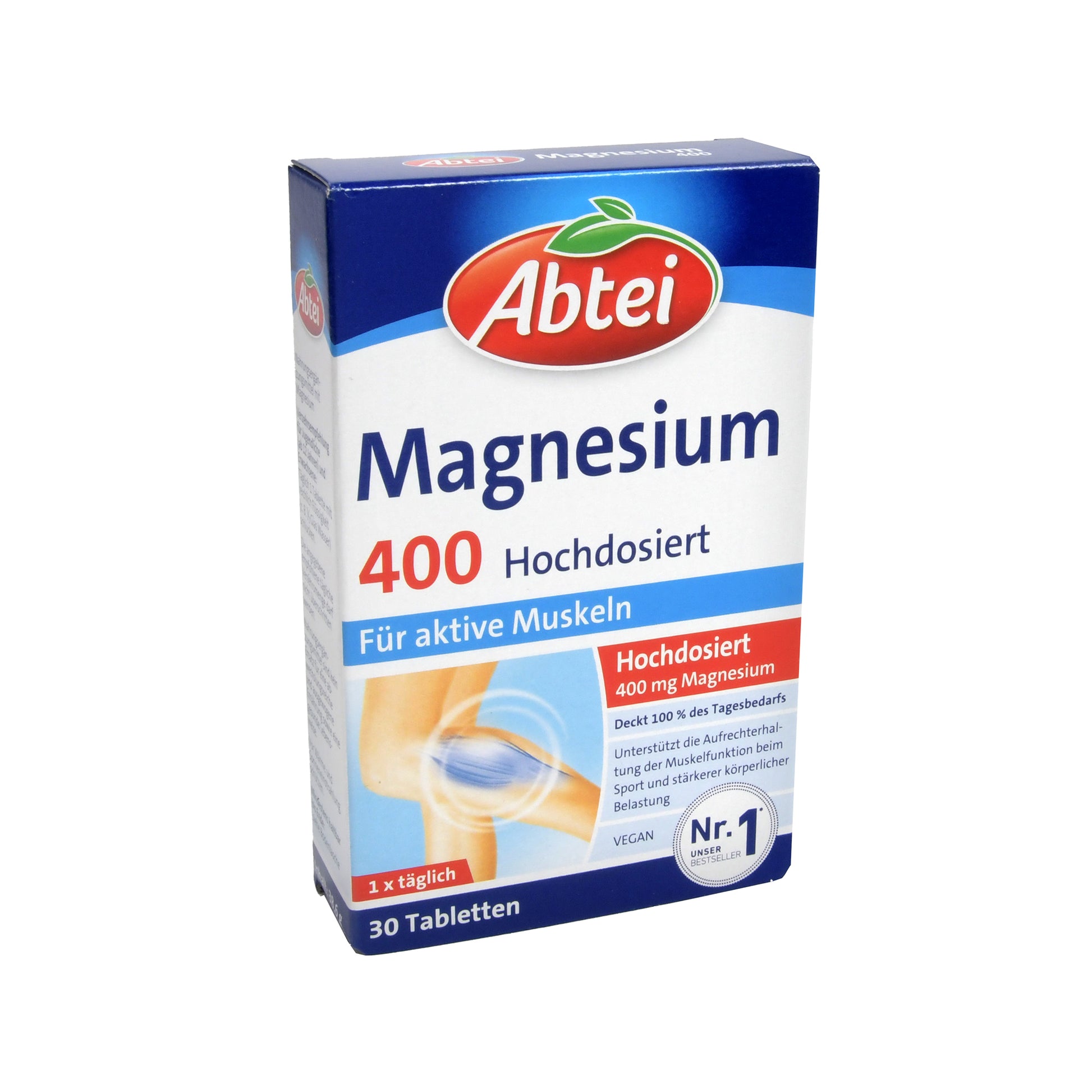 Abtei Magnesium 400 hochdosiert Tabletten, 30 St