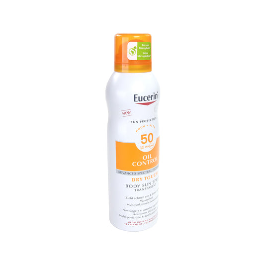 Eucerin Sun Oil Control Body Transparent Aerosol SPF 50, 200 ml