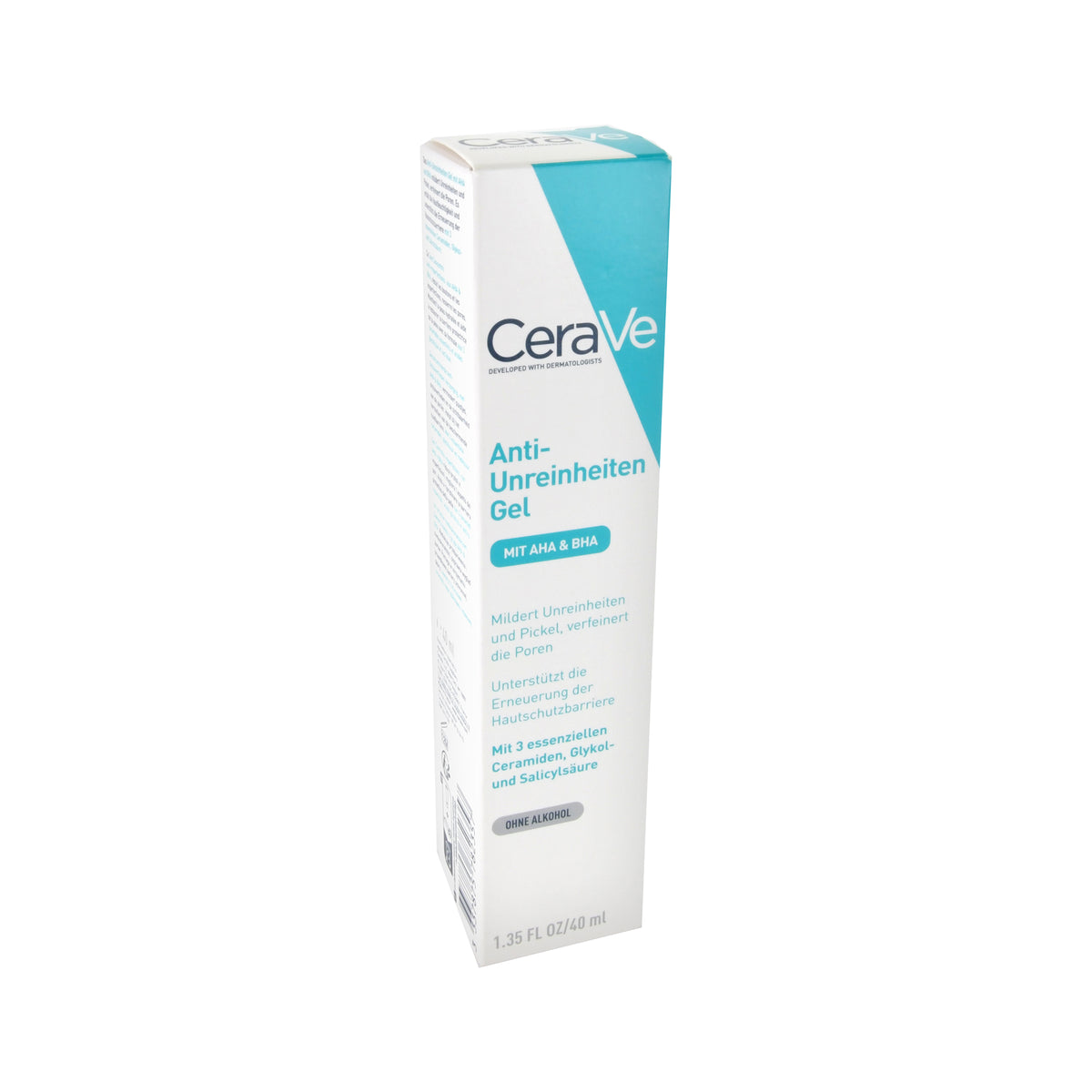 CeraVe Anti-Unreinheiten Gel mit AHA & BHA, 40 ml