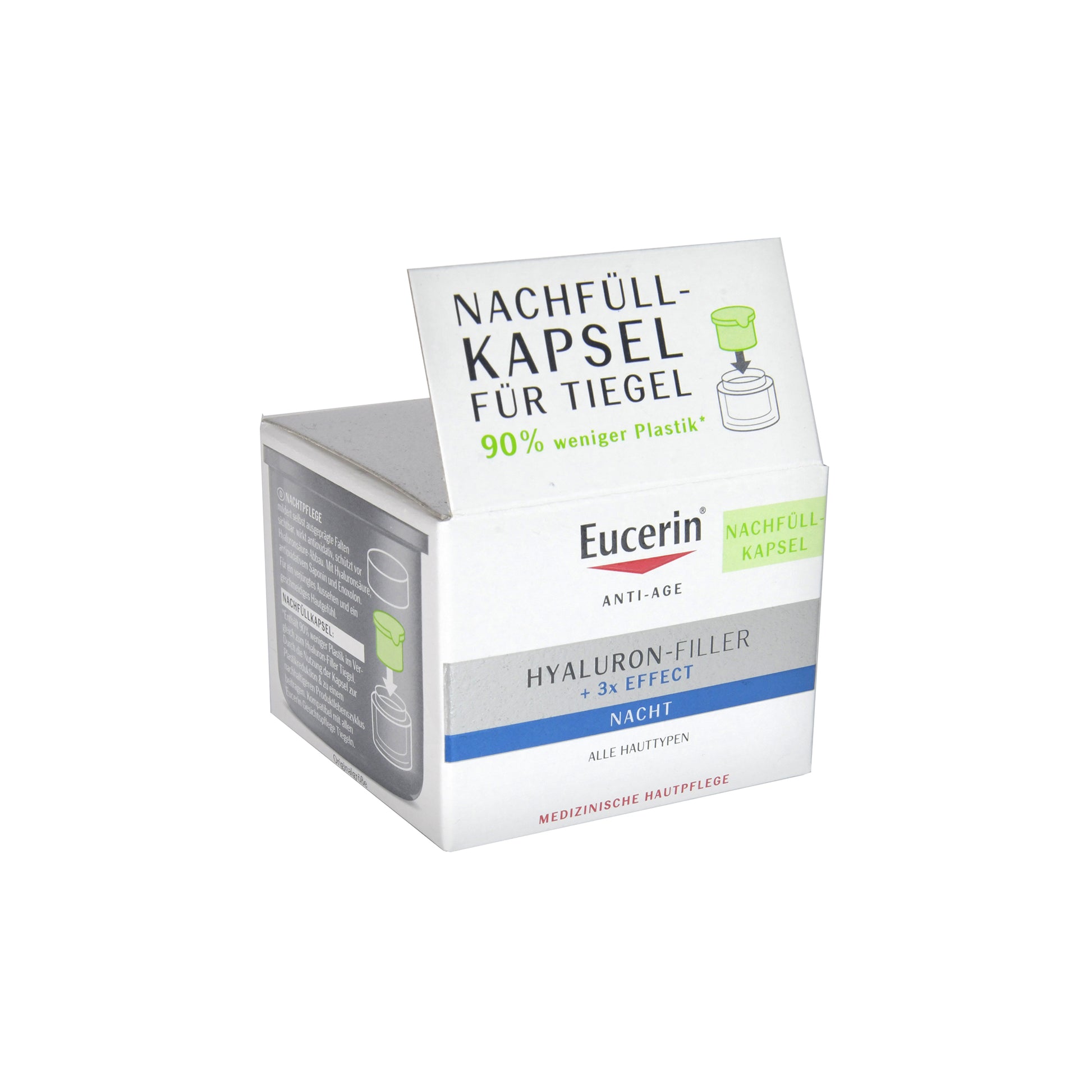 Eucerin Hyaluron-Filler + 3x Effect Nachtpflege Refill, 50 ml