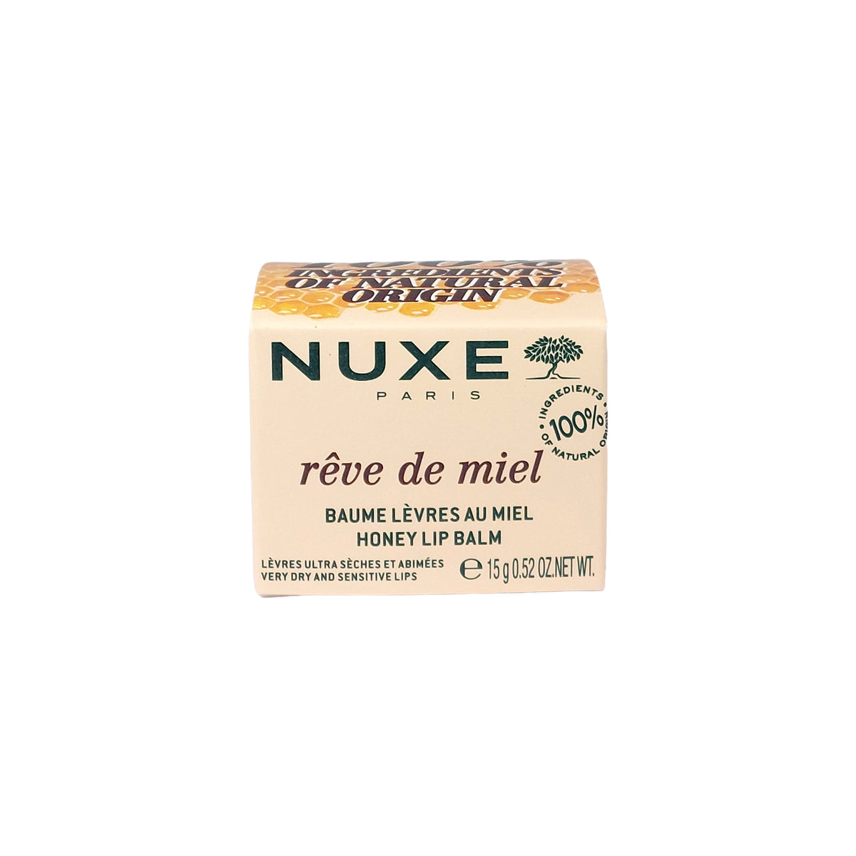 Nuxe Reve de Miel Honey Lip Balm Ultra Nourishing & Repairing, 15 g