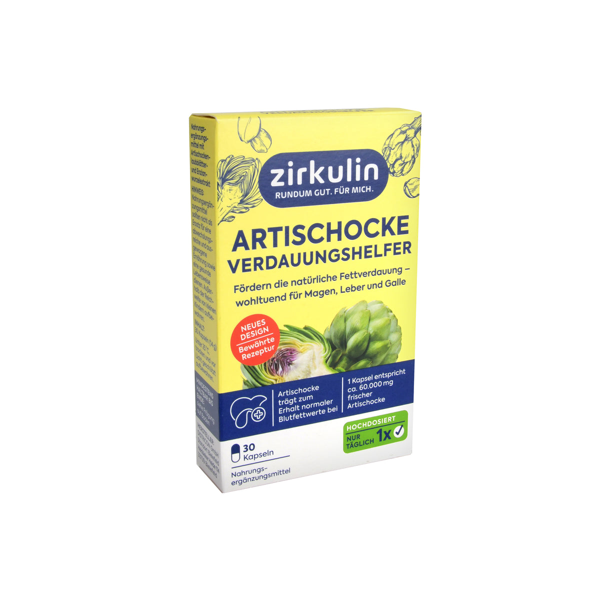 zirkulin Artischocke Verdauungshelfer Kapseln, 30 St