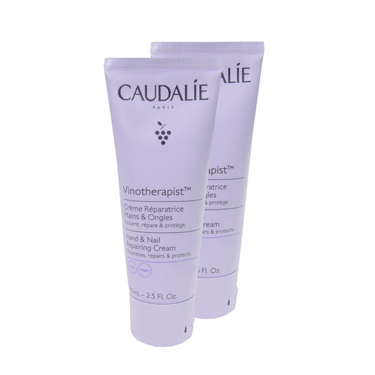 Caudalie Vinotherapist Hand- und Nagelcreme Doppelpack, 2x75 ml