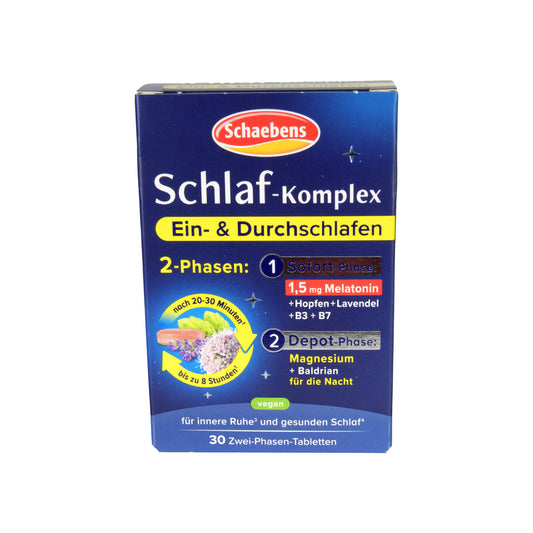Schaebens Schlaf-Komplex 2-Phasen-Tabletten, 30 St