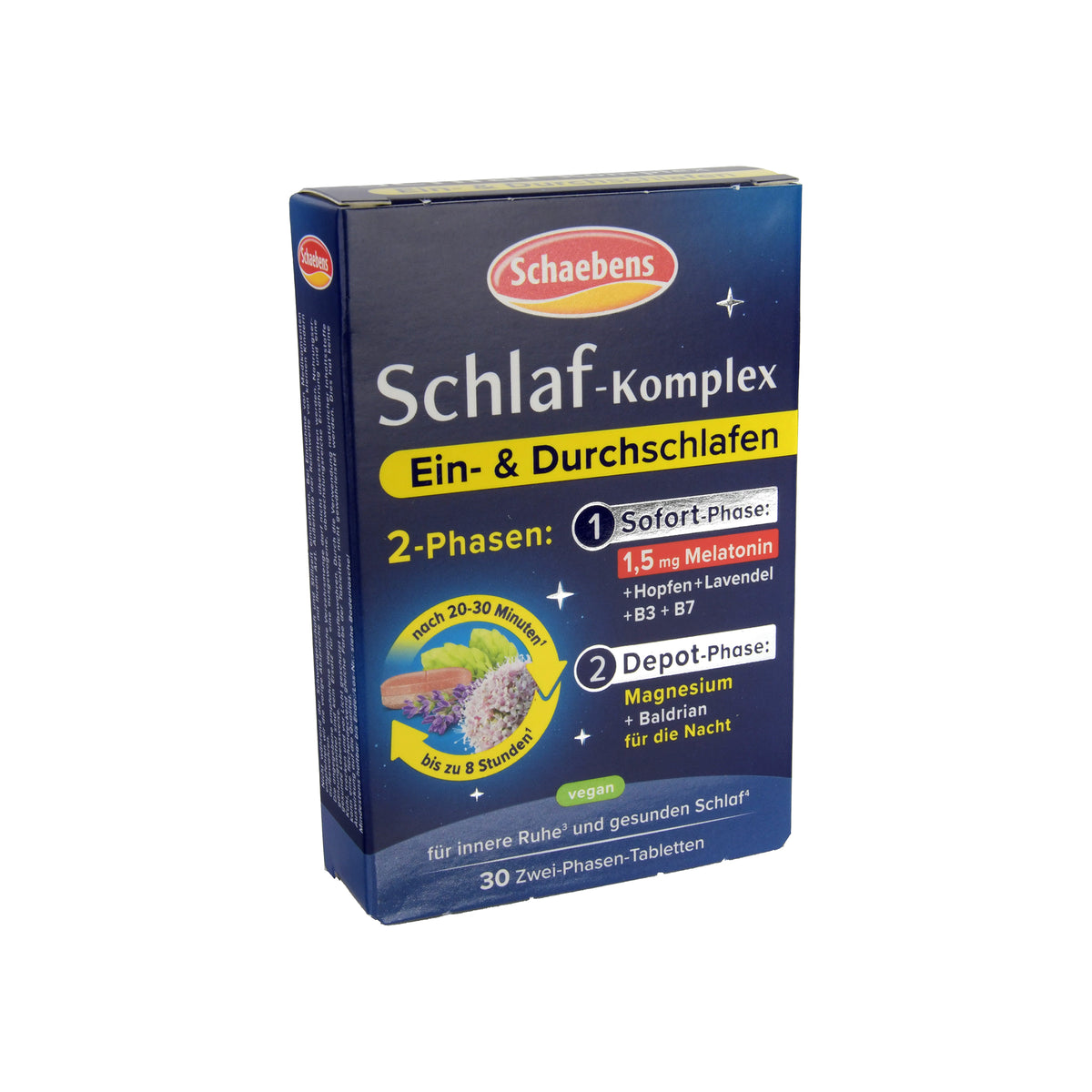 Schaebens Schlaf-Komplex 2-Phasen-Tabletten, 30 St