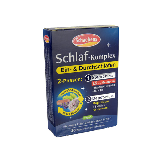 Schaebens Schlaf-Komplex 2-Phasen-Tabletten, 30 St