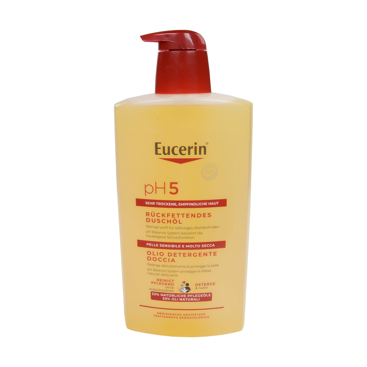 Eucerin pH5 Shower Oil with Pump Value Pack, 1L