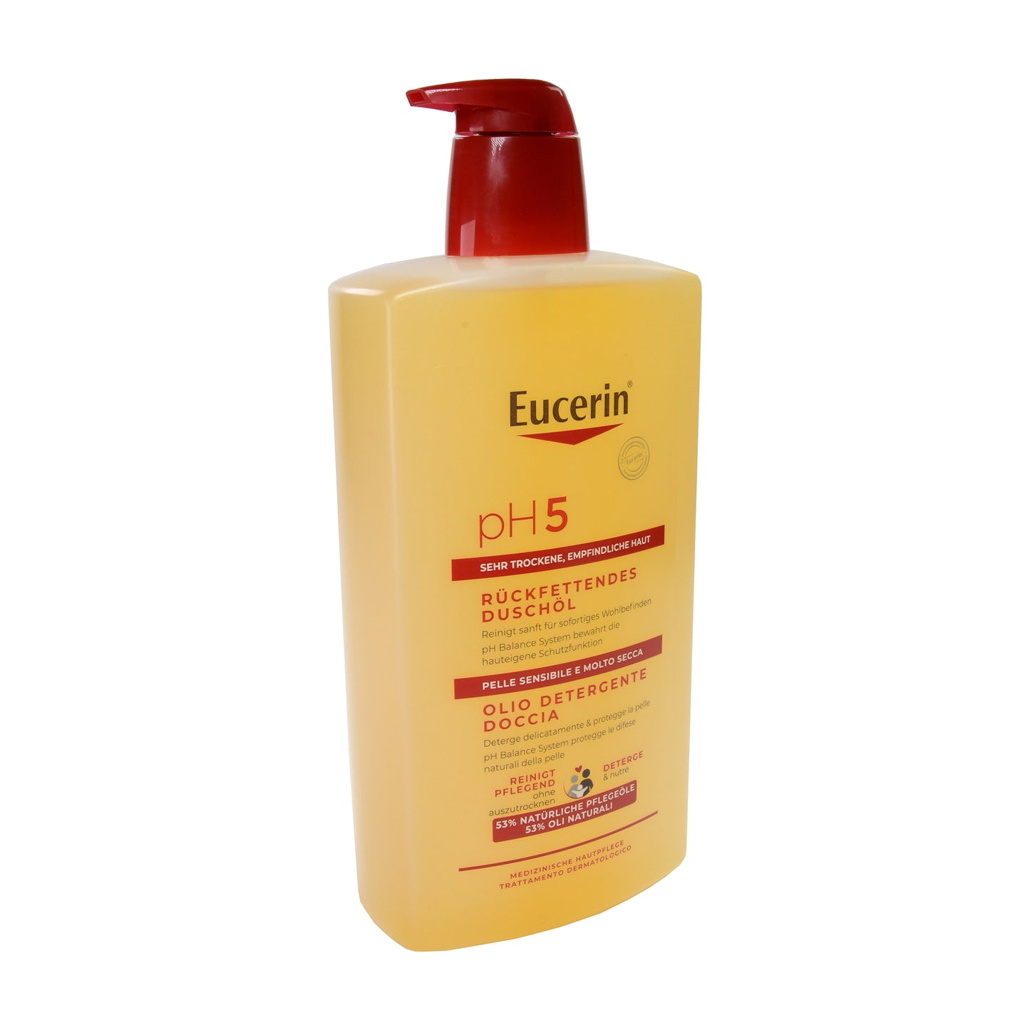 Eucerin pH5 Shower Oil with Pump Value Pack, 1L