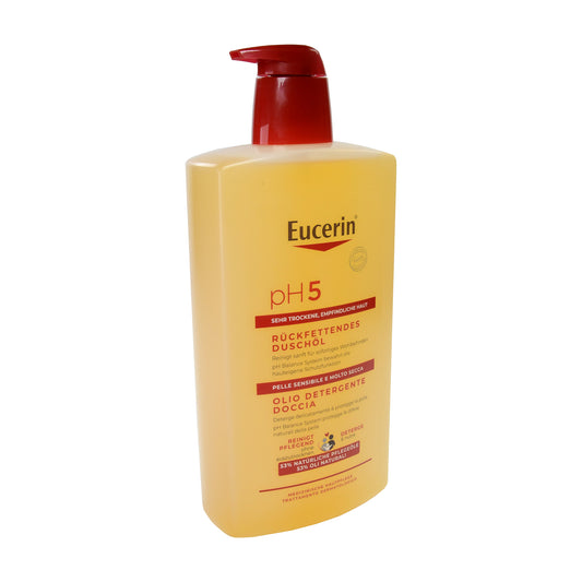 Eucerin pH5 Shower Oil with Pump Value Pack, 1L