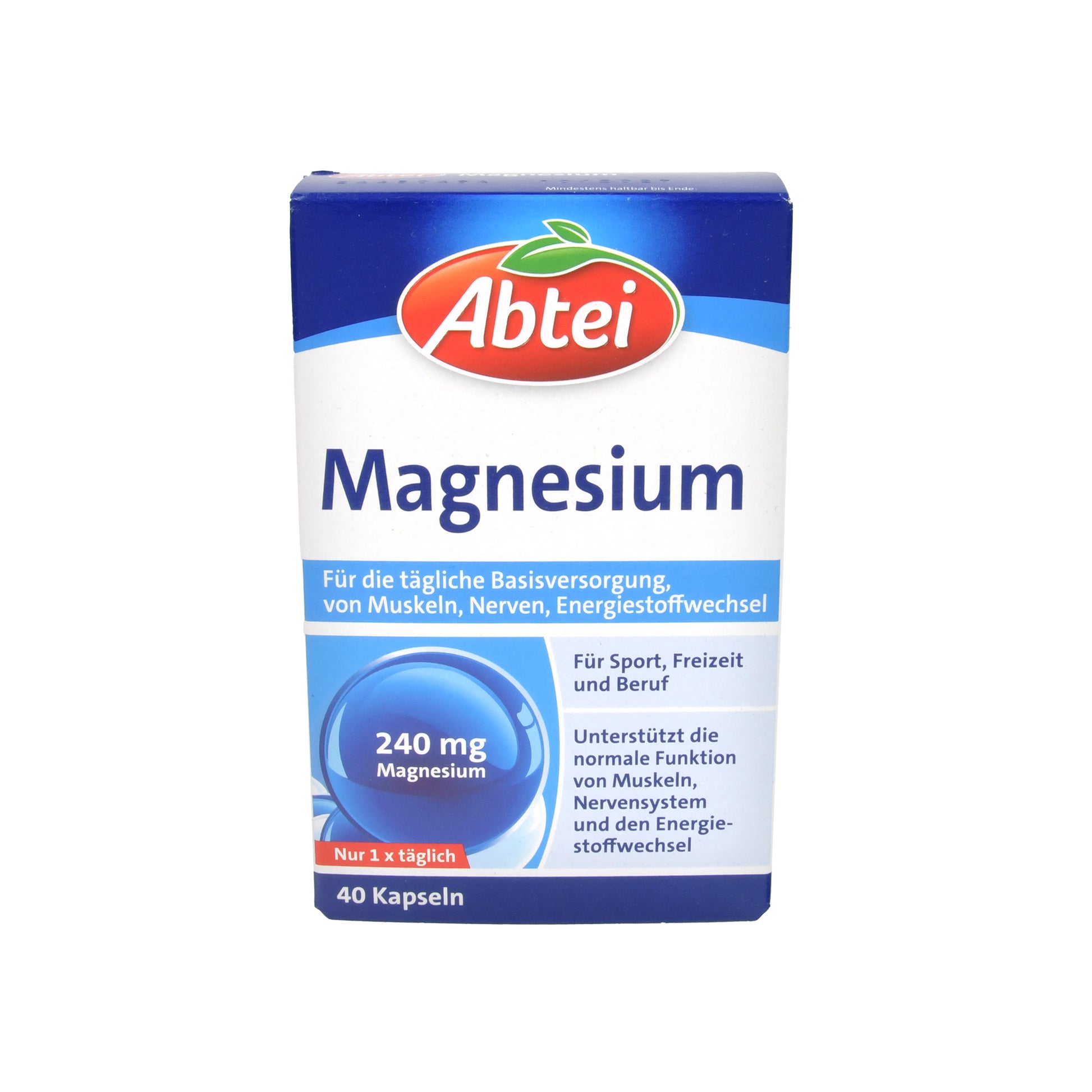 Abtei Magnesium 240 mg Kapseln, 40 St