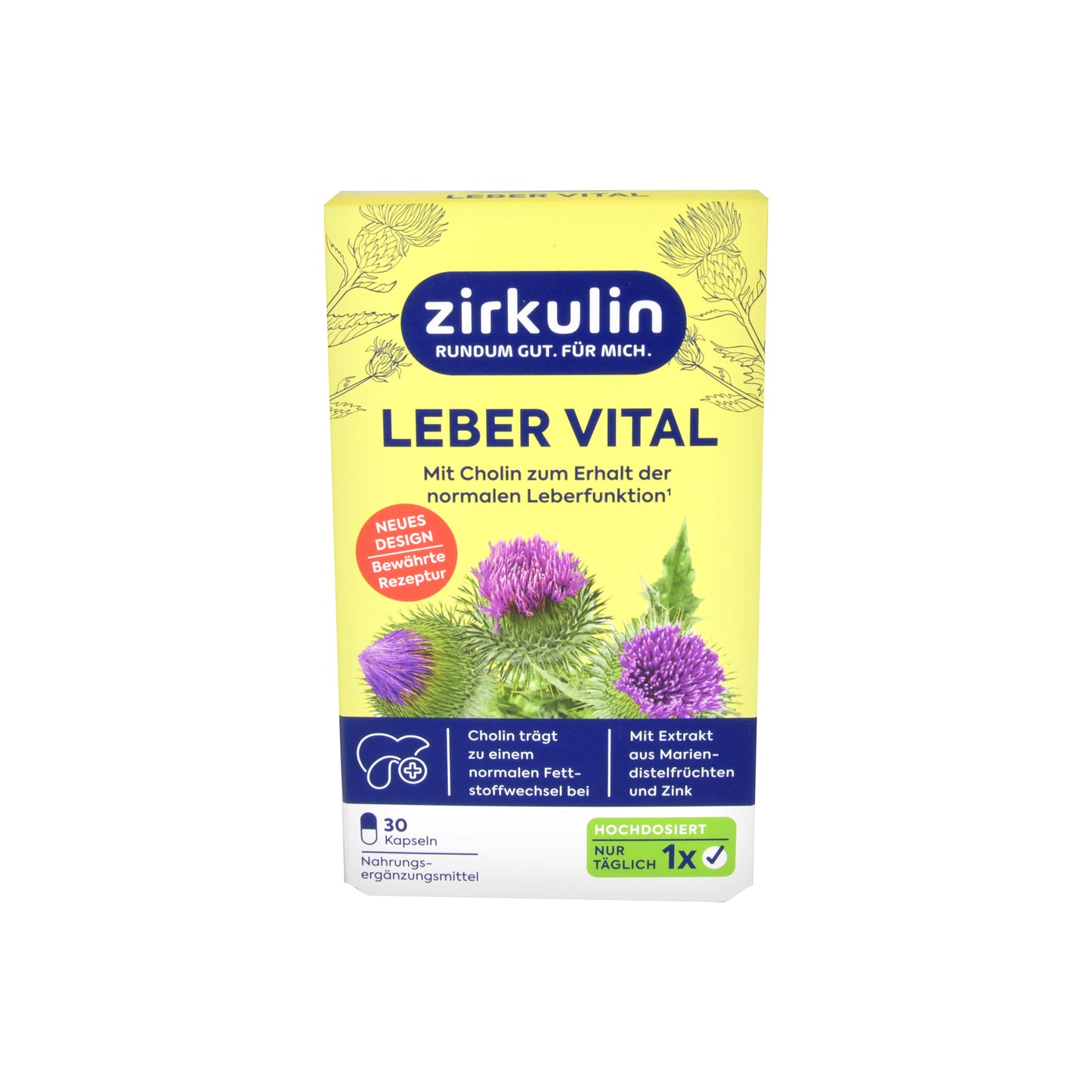 zirkulin Leber Vital hochdosiert Kapseln, 30 St