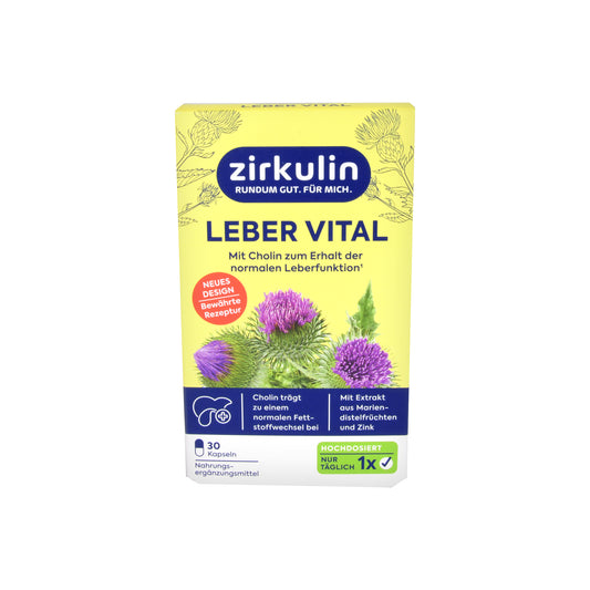 zirkulin Leber Vital hochdosiert Kapseln, 30 St