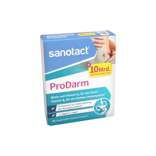 sanotact ProDarm 10 Mrd. Milchsäurebakterien Kapseln, 20 St