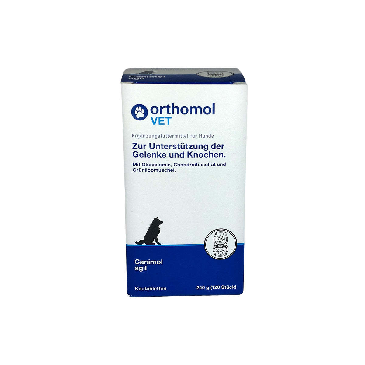 orthomol VET Canimol agil Kautabletten für Hunde, 120 St