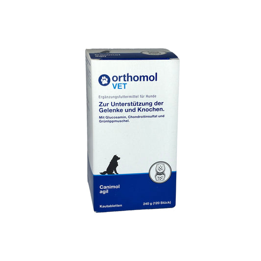 orthomol VET Canimol agil Kautabletten für Hunde, 120 St