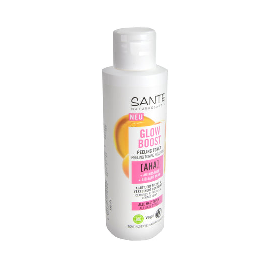 Sante Glow Boost Peeling Toner AHA Gesichtswasser, 125 ml