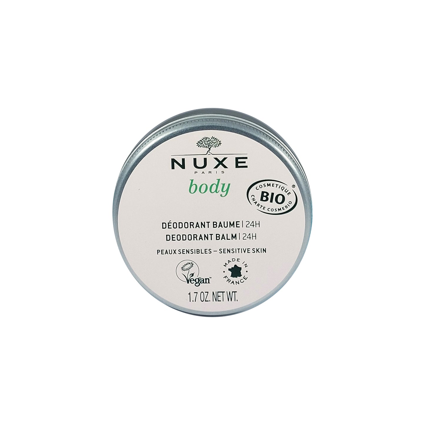 Nuxe Body Deodorant Balm 24H, 50 g