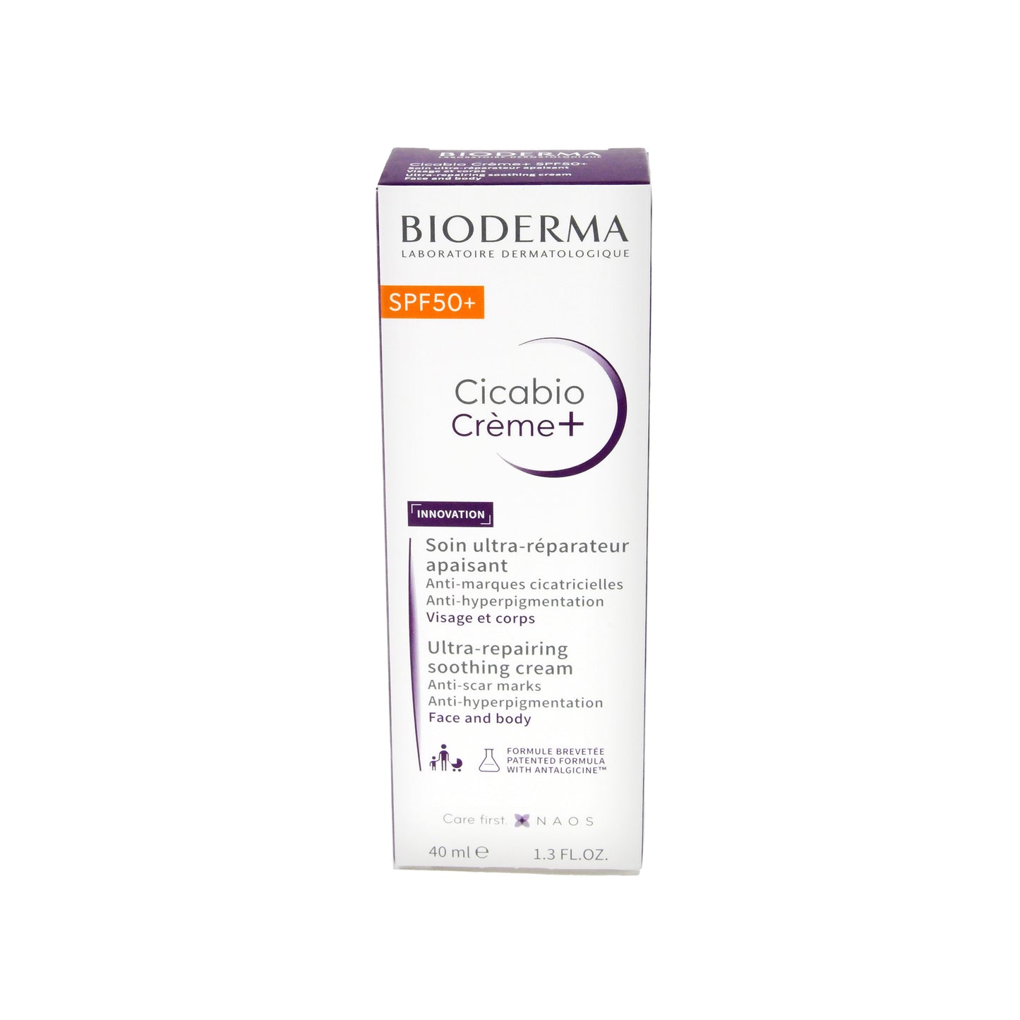 Bioderma Cicabio Cream+ SPF 50+ Repairing Cream, 40 ml