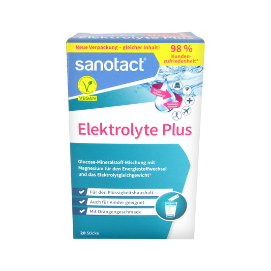 sanotact Elektrolyte Plus Pulver Beutel, 20 St