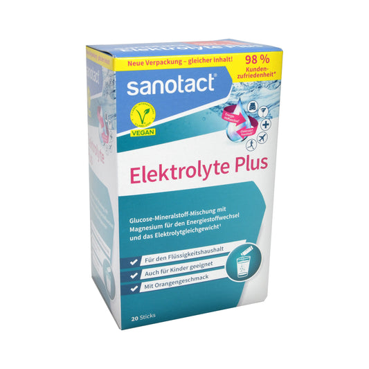 sanotact Elektrolyte Plus Pulver Beutel, 20 St