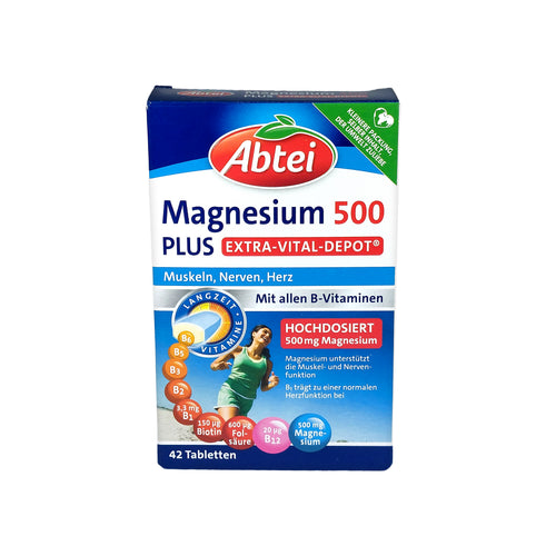 Abtei Magnesium 500 Plus Tabletten, 42 St