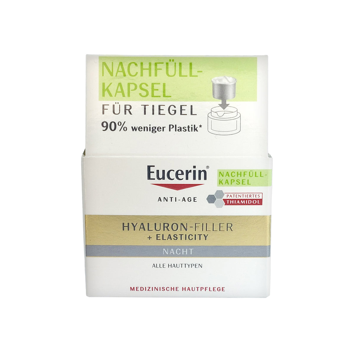 Eucerin Hyaluron-Filler + Elasticity Nacht Refill, 50 ml