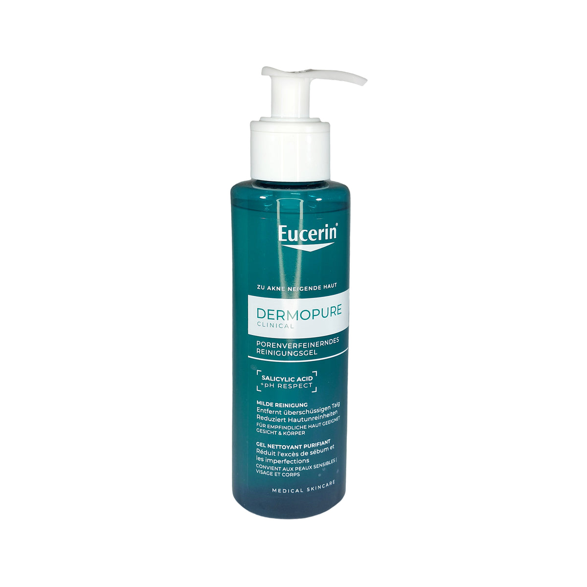 Eucerin DermoPure Clinical Porenverfeinerndes Reinigungsgel, 200 ml