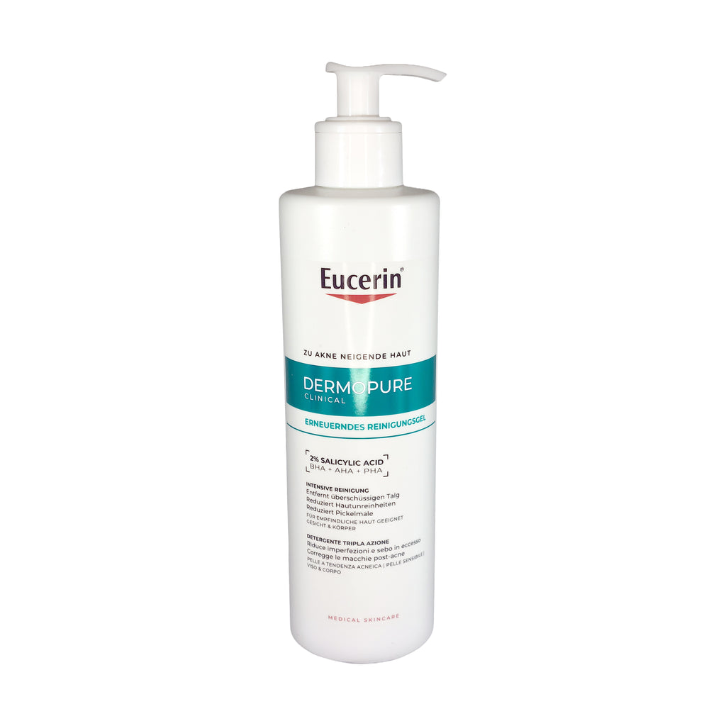 Eucerin DermoPure Clinical Erneuerndes Reinigungsgel, 400 ml