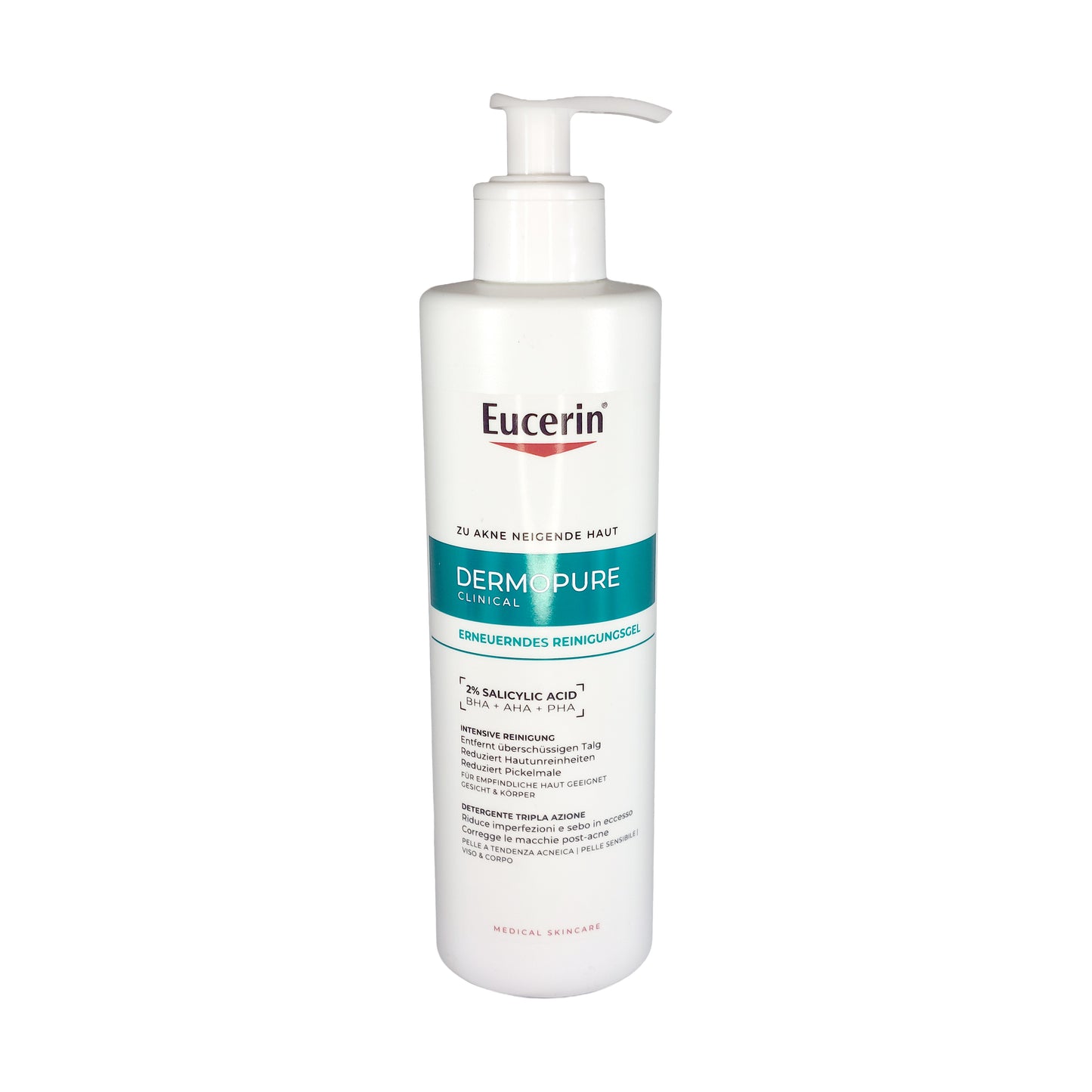 Eucerin DermoPure Clinical Erneuerndes Reinigungsgel, 400 ml