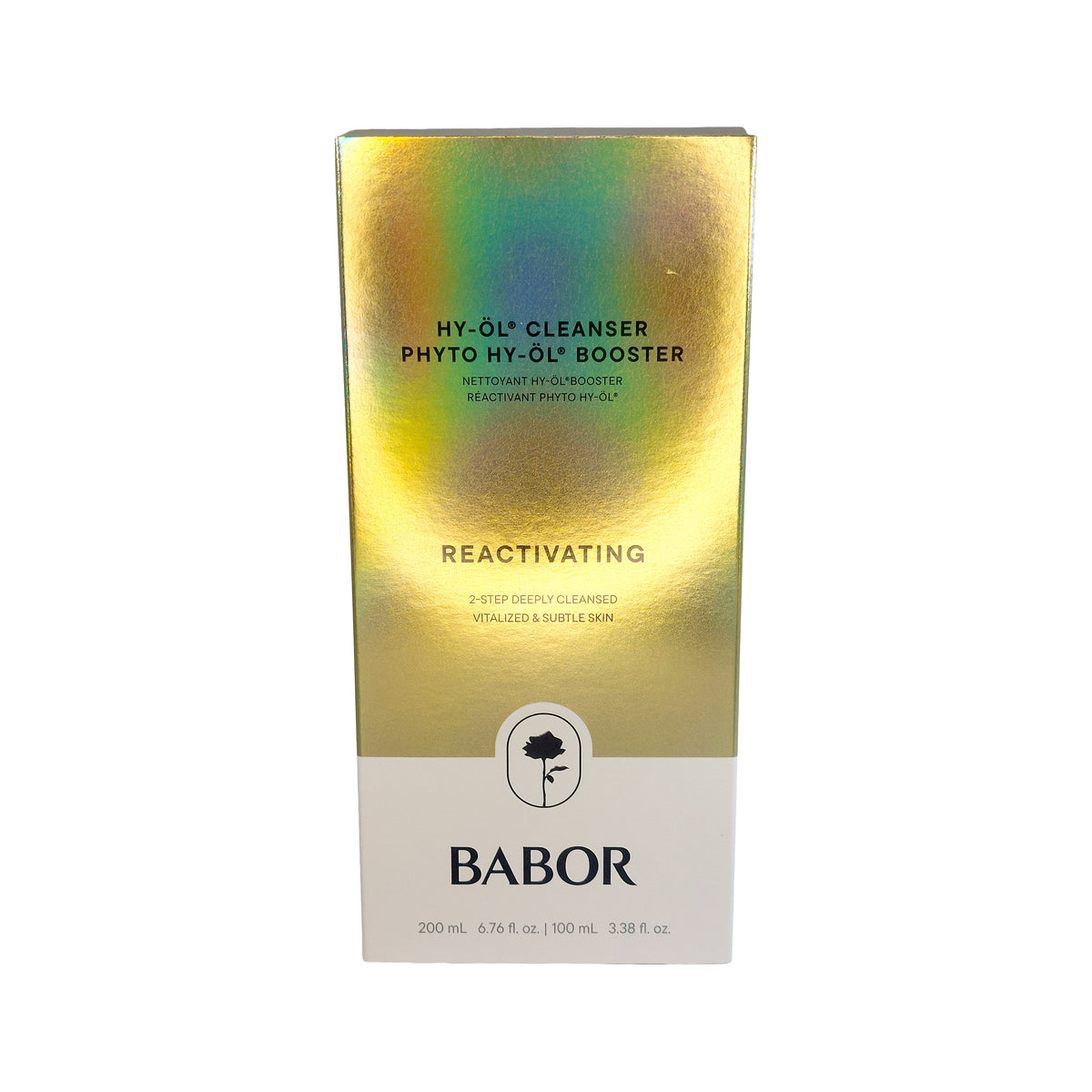 Babor HY-ÖL Cleanser 200ml & Phyto HY-ÖL Booster 100ml Reactivating Set, 1 St