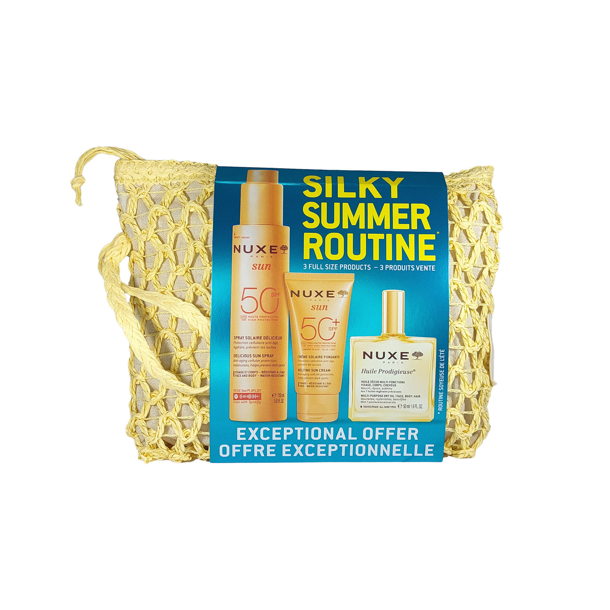 Nuxe Silky Summer Routine Set, 1 St
