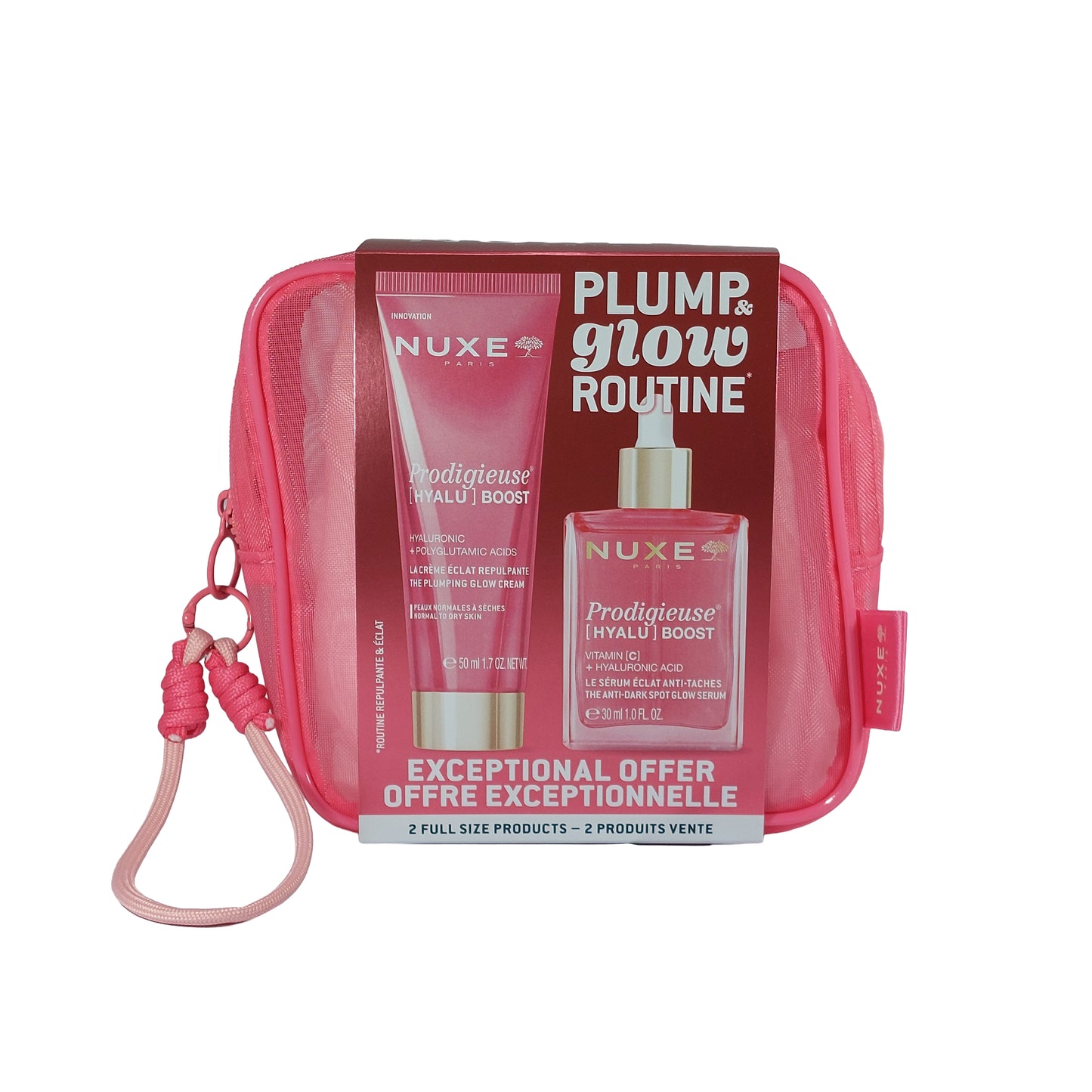 Nuxe Prodigieuse [HYALU] Boost Plump & Glow Routine Set, 1 St