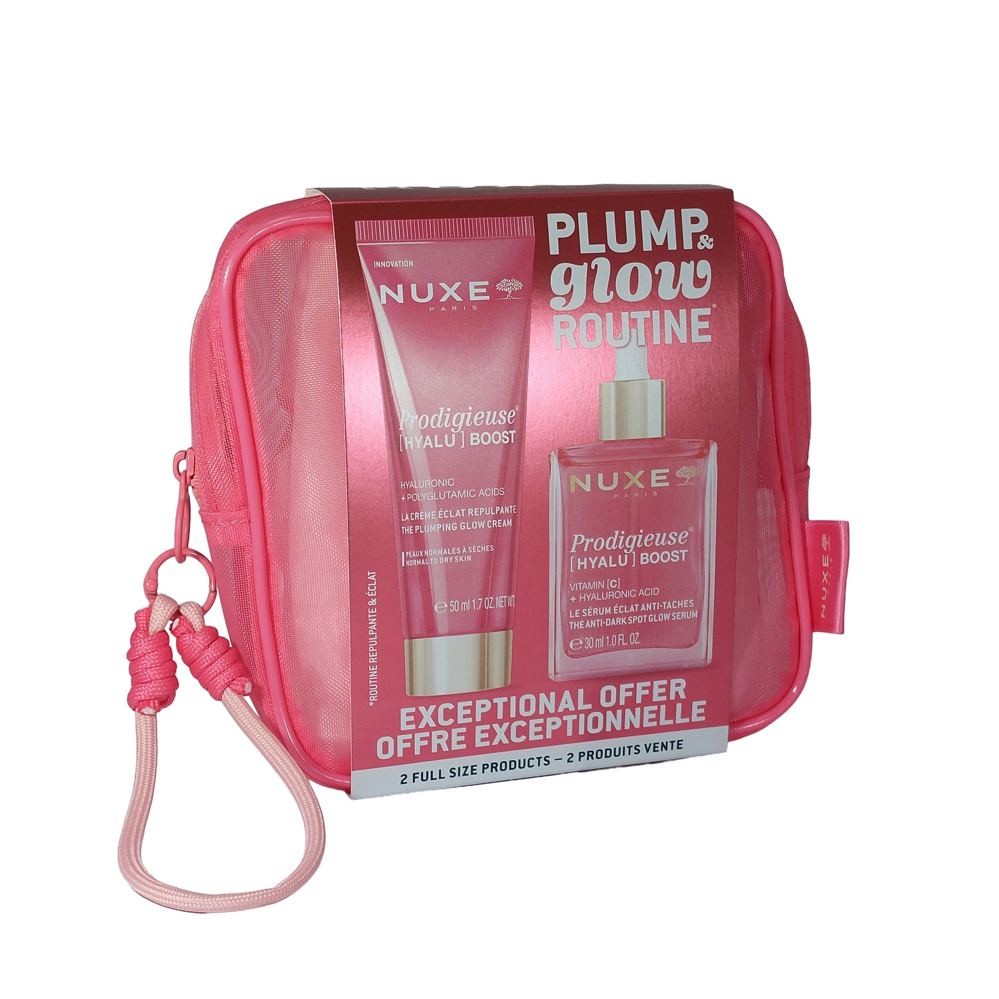 Nuxe Prodigieuse [HYALU] Boost Plump & Glow Routine Set, 1 St