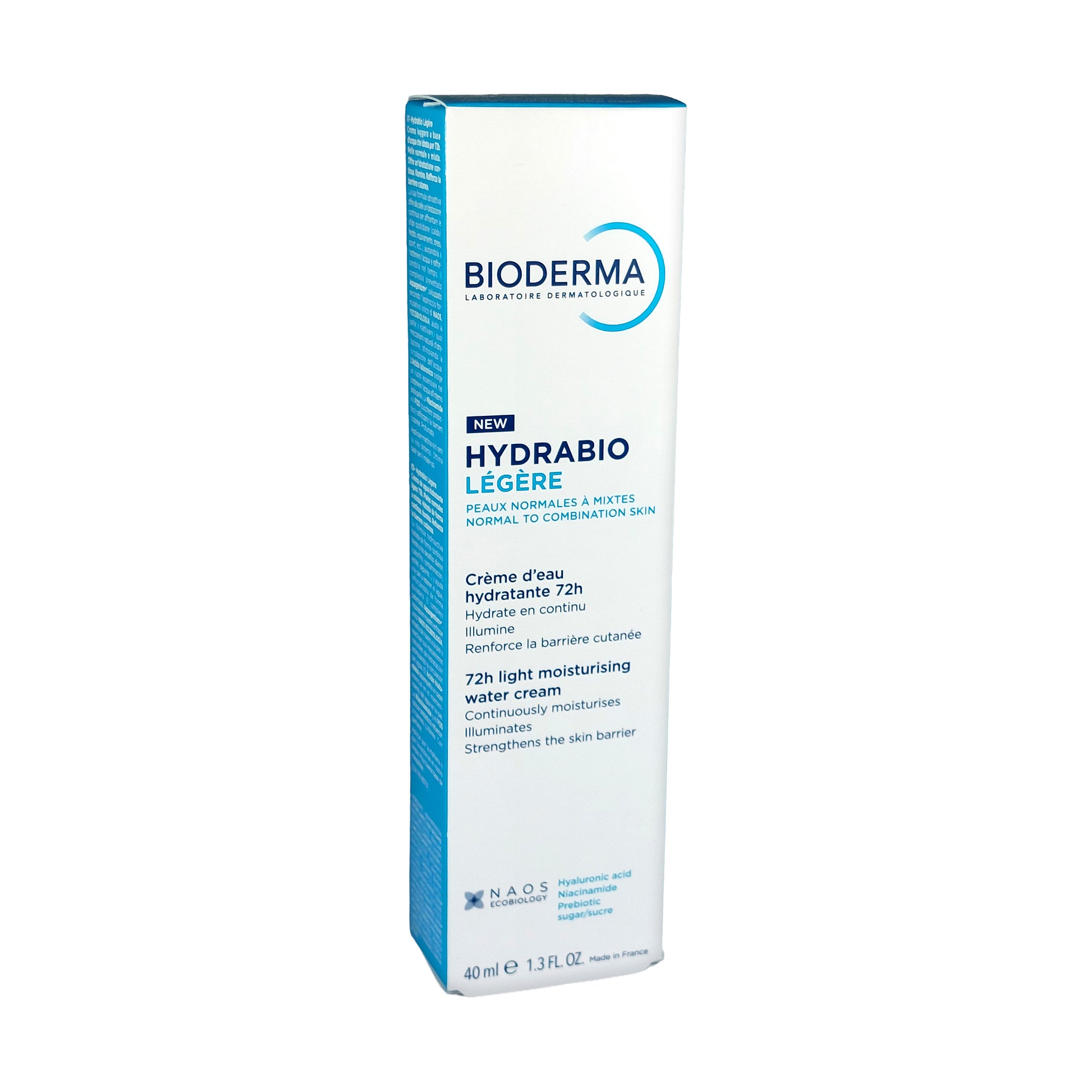 Bioderma Hydrabio Legere 72h Light Moisturizing Water Cream, 40 ml