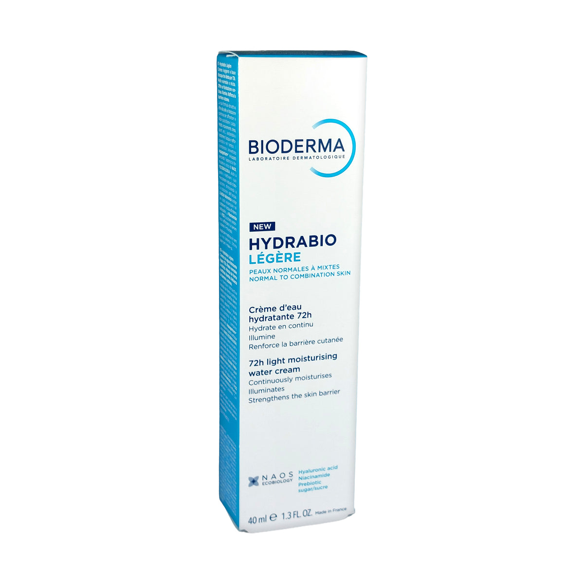 Bioderma Hydrabio Legere 72h Light Moisturizing Water Cream, 40 ml