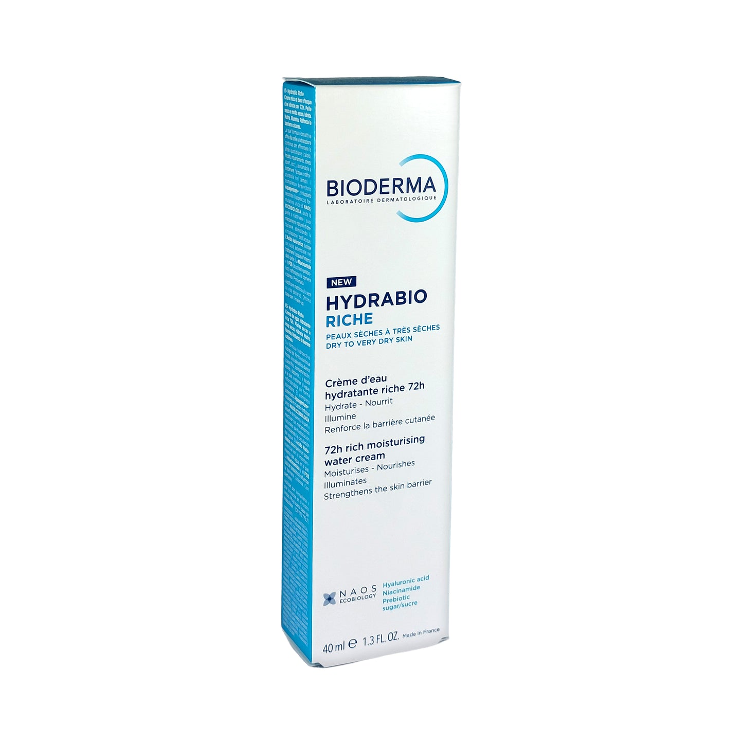 Bioderma Hydrabio Riche 72h Rich Moisturizing Water Cream, 40 ml