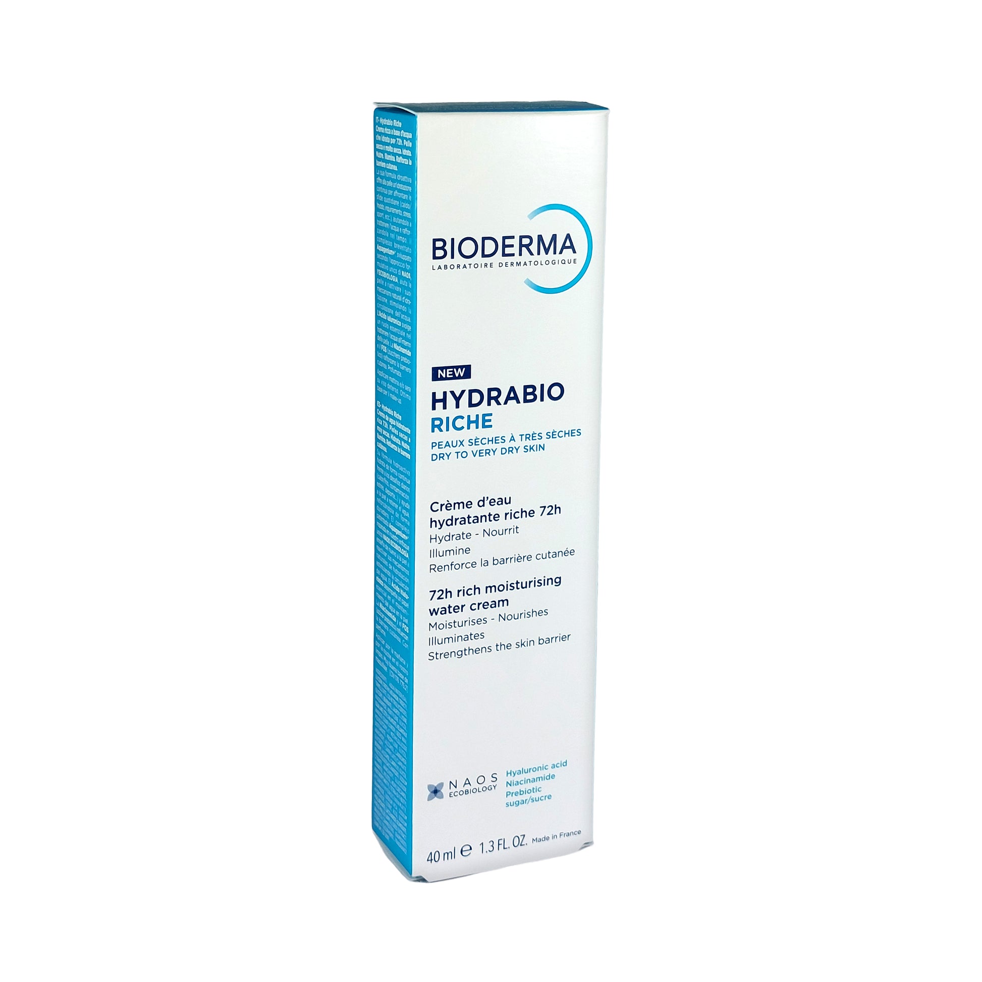 Bioderma Hydrabio Riche 72h Rich Moisturizing Water Cream, 40 ml
