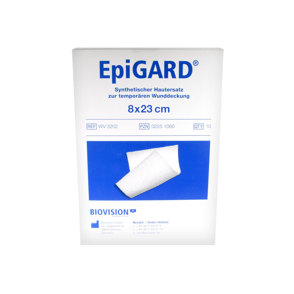 EpiGARD Verband 8 x 23cm Synthetischer Hautersatz, 10 St