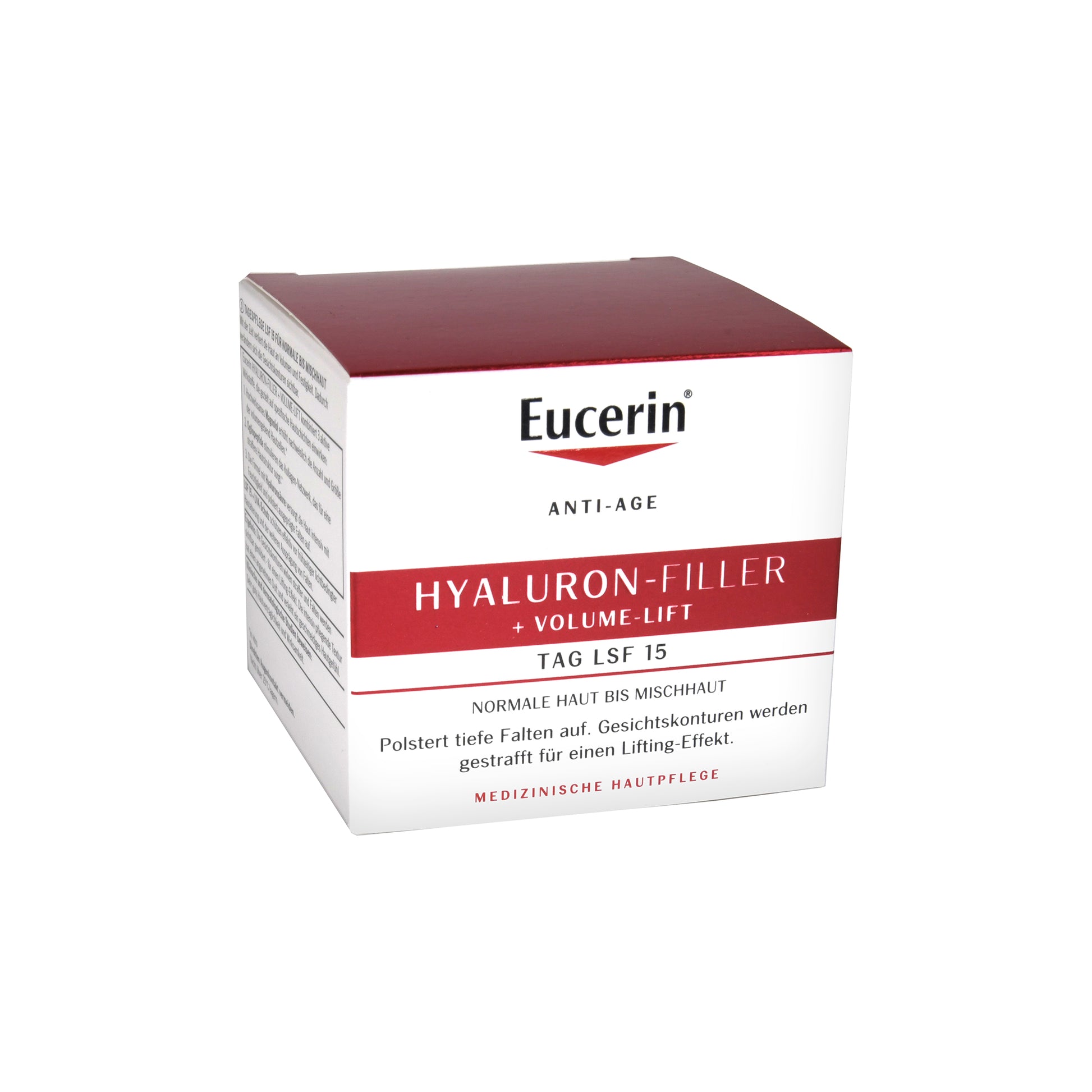 Eucerin Hyaluron-Filler + Volume-Lift Tag LSF 15 Normale Haut bis Mischhaut, 50 ml