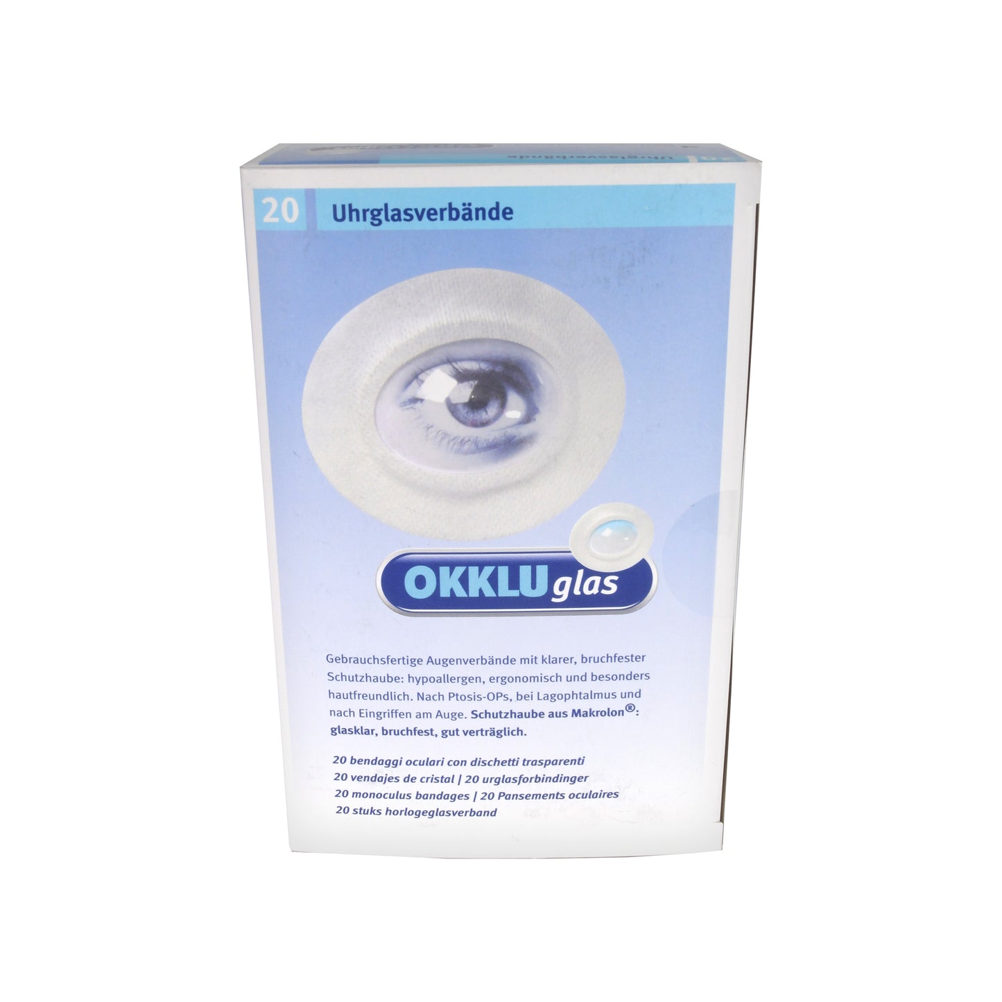 OKKLUglas Uhrglasverband, 20 St