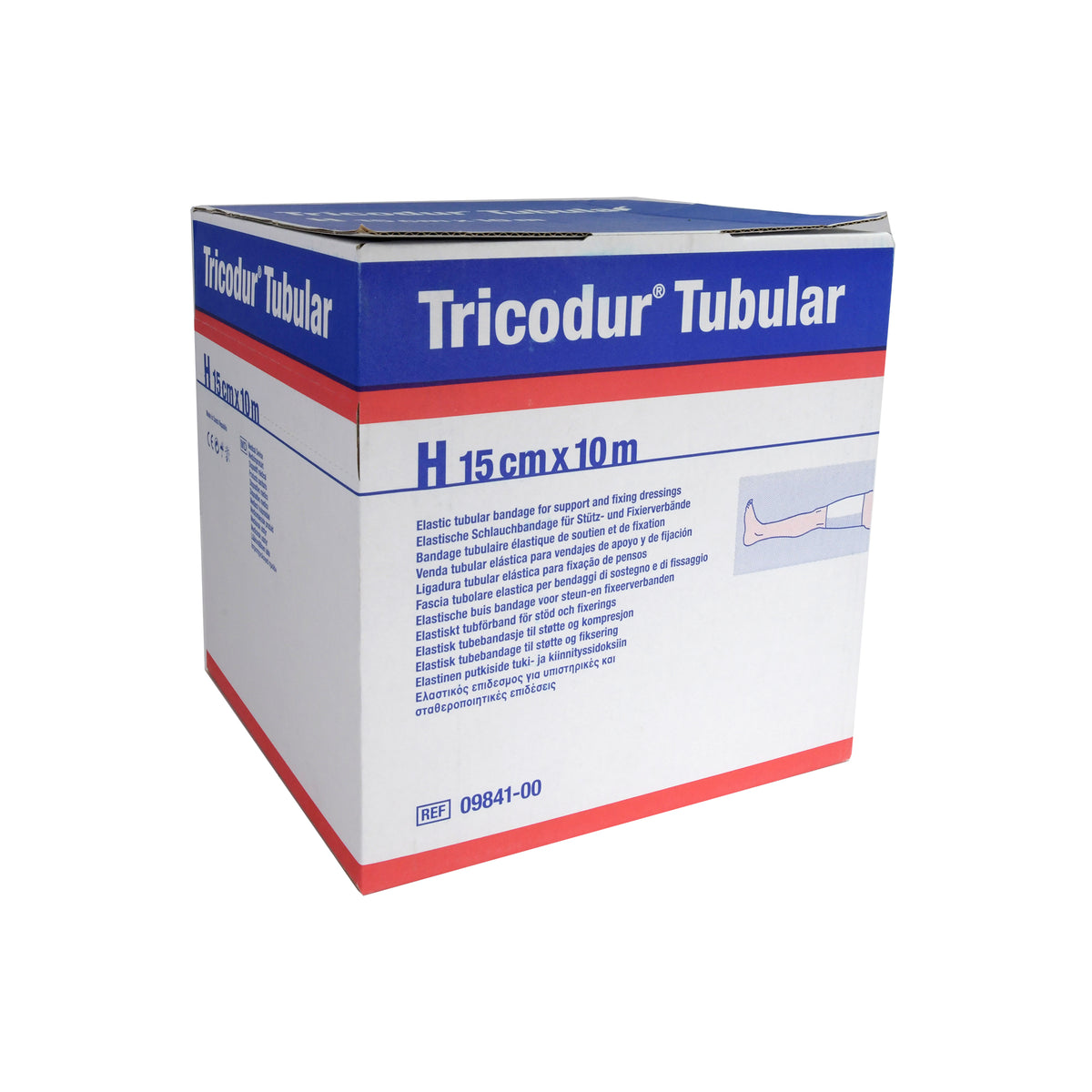 Tricodur Tubular tubular bandage size. H 15cm x 10m white, 1 piece
