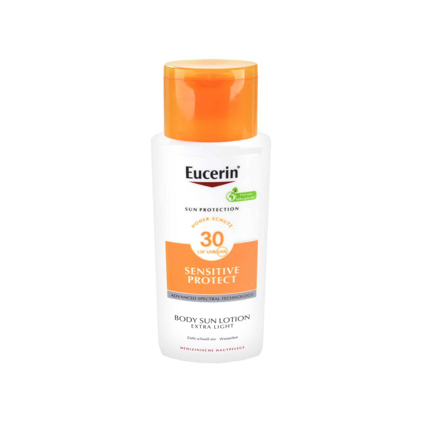 Eucerin Sun Sensitive Protect Body Sun Lotion Extra leicht LSF 30, 150 ml
