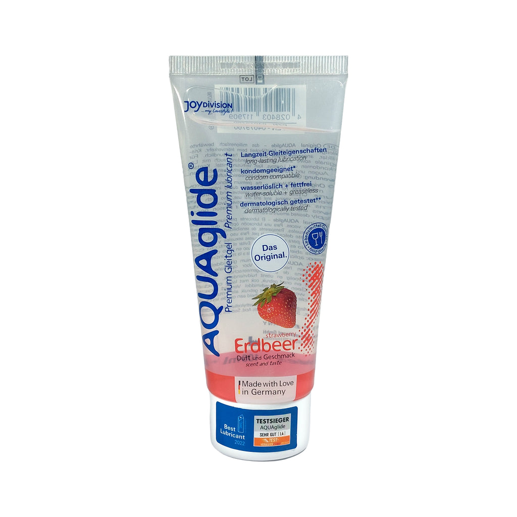 Aquaglide medizinisches Gleitgel Erdbeer, 100 ml