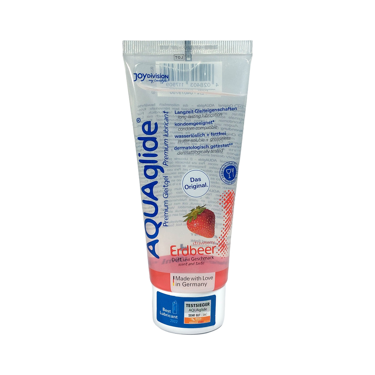 Aquaglide medizinisches Gleitgel Erdbeer, 100 ml